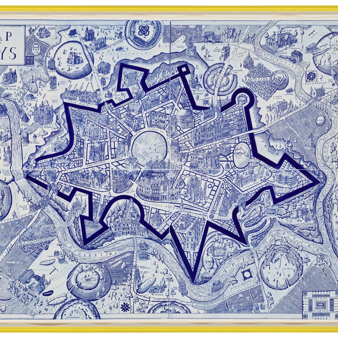 Grayson Perry — Карта дней (синяя)