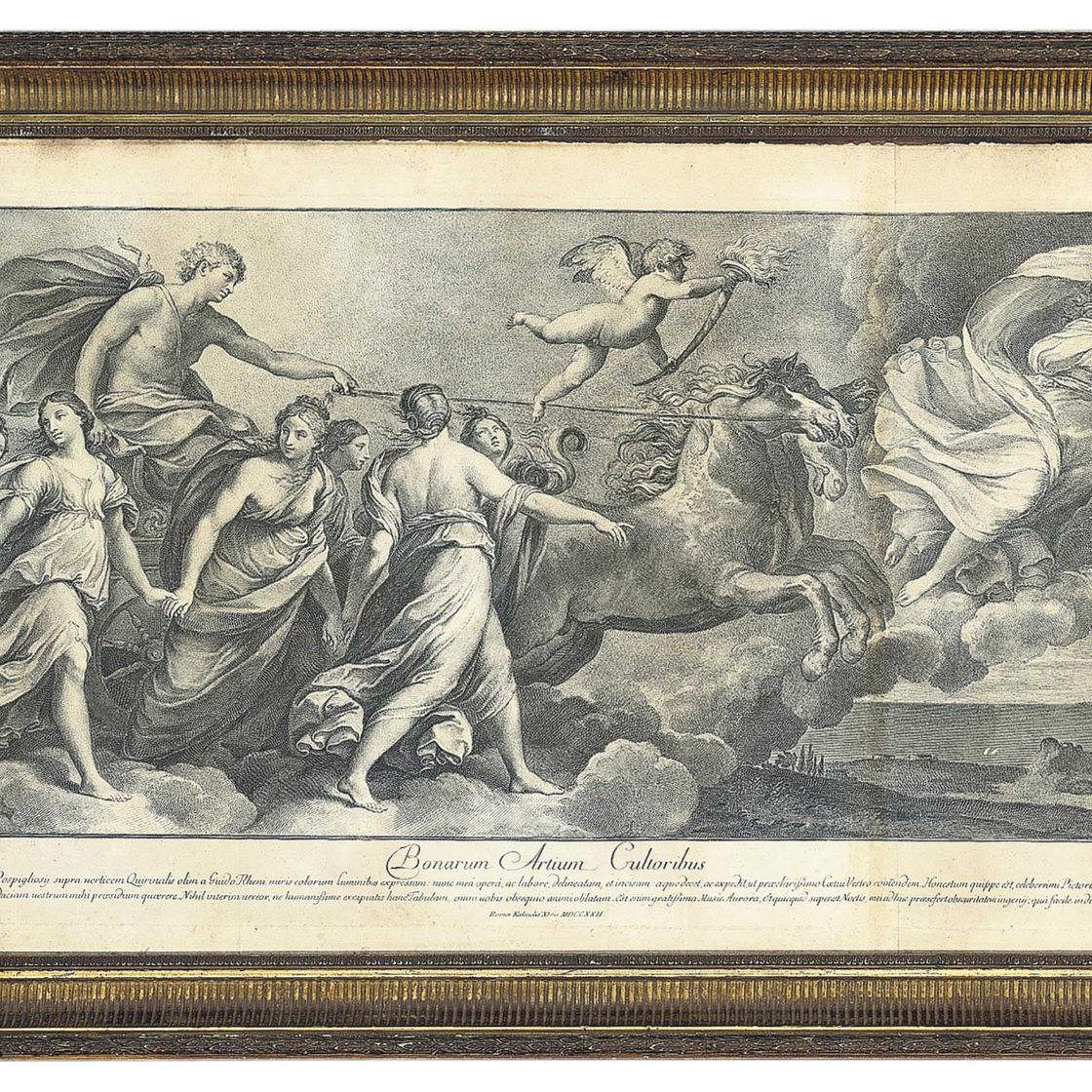 Guido Reni — Колесница Авроры, Вакх и Ариадна