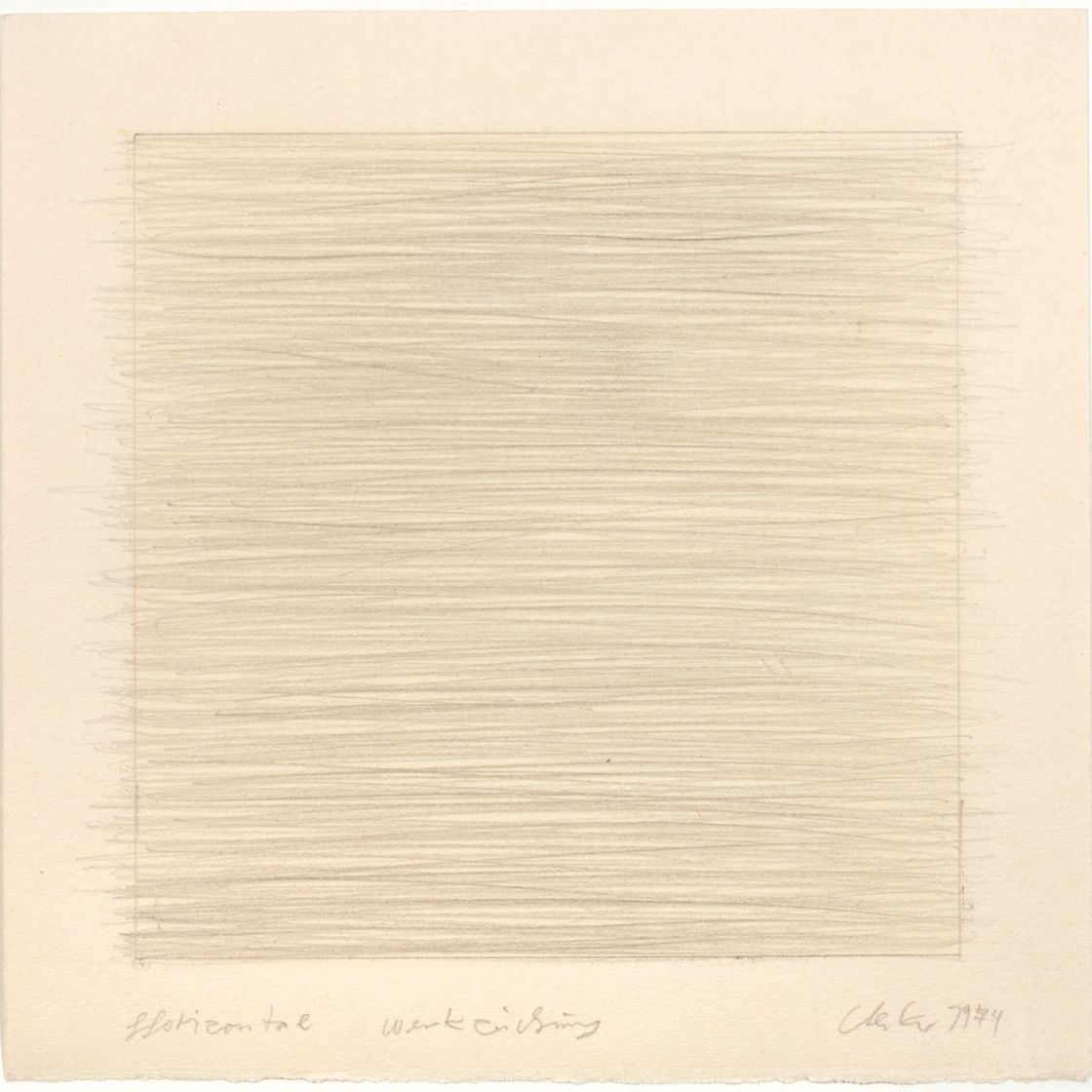 Gunther Uecker — (i) Горизонтальный (ii) Горизонтально-вертикальный порядок (Горизонтально-вертикальный беспорядок), изображение 2