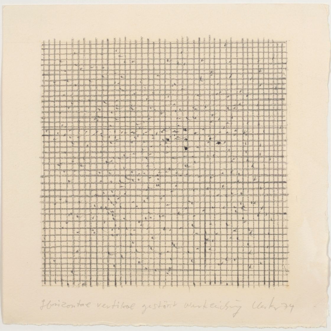 Gunther Uecker — (i) Горизонтальный (ii) Горизонтально-вертикальный порядок (Горизонтально-вертикальный беспорядок), изображение 3
