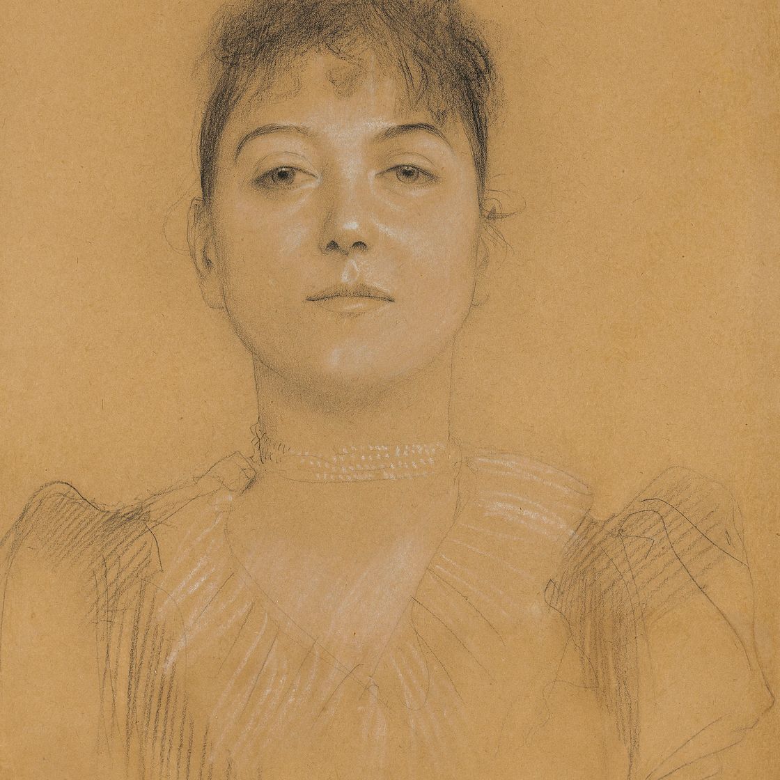 Gustav Klimt — Портрет молодой фрау