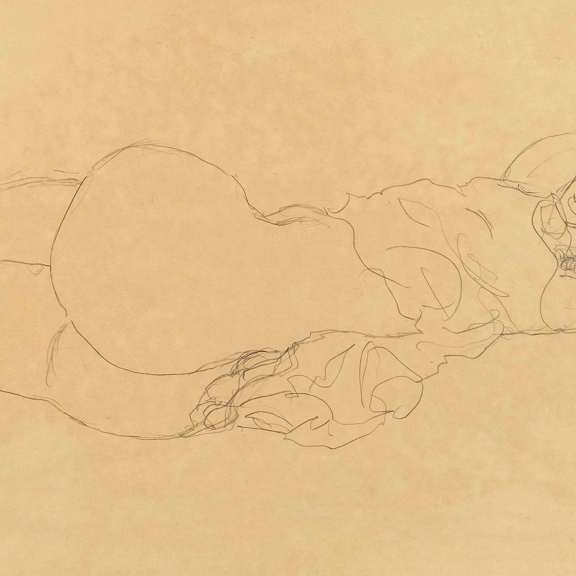 Gustav Klimt — Подданный Халбакт нах рехтс