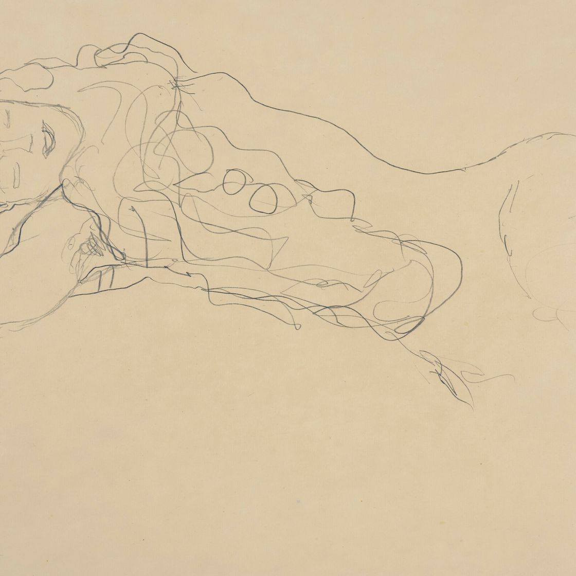 Gustav Klimt — Правообладатель Халбакт нах связывает, изображение 1