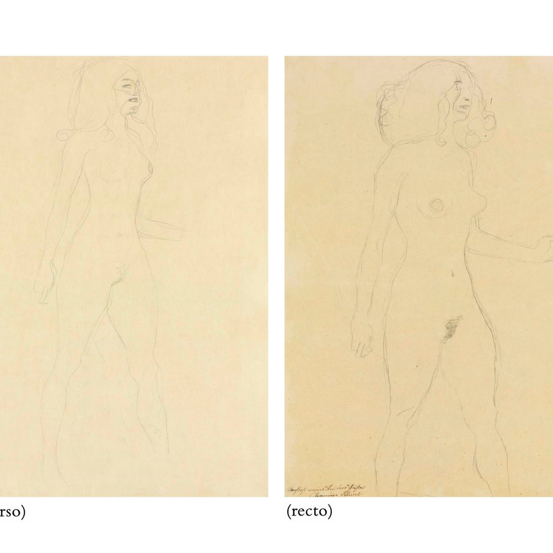 Gustav Klimt — Для управления рукой и связующим звеном (спереди и сзади)