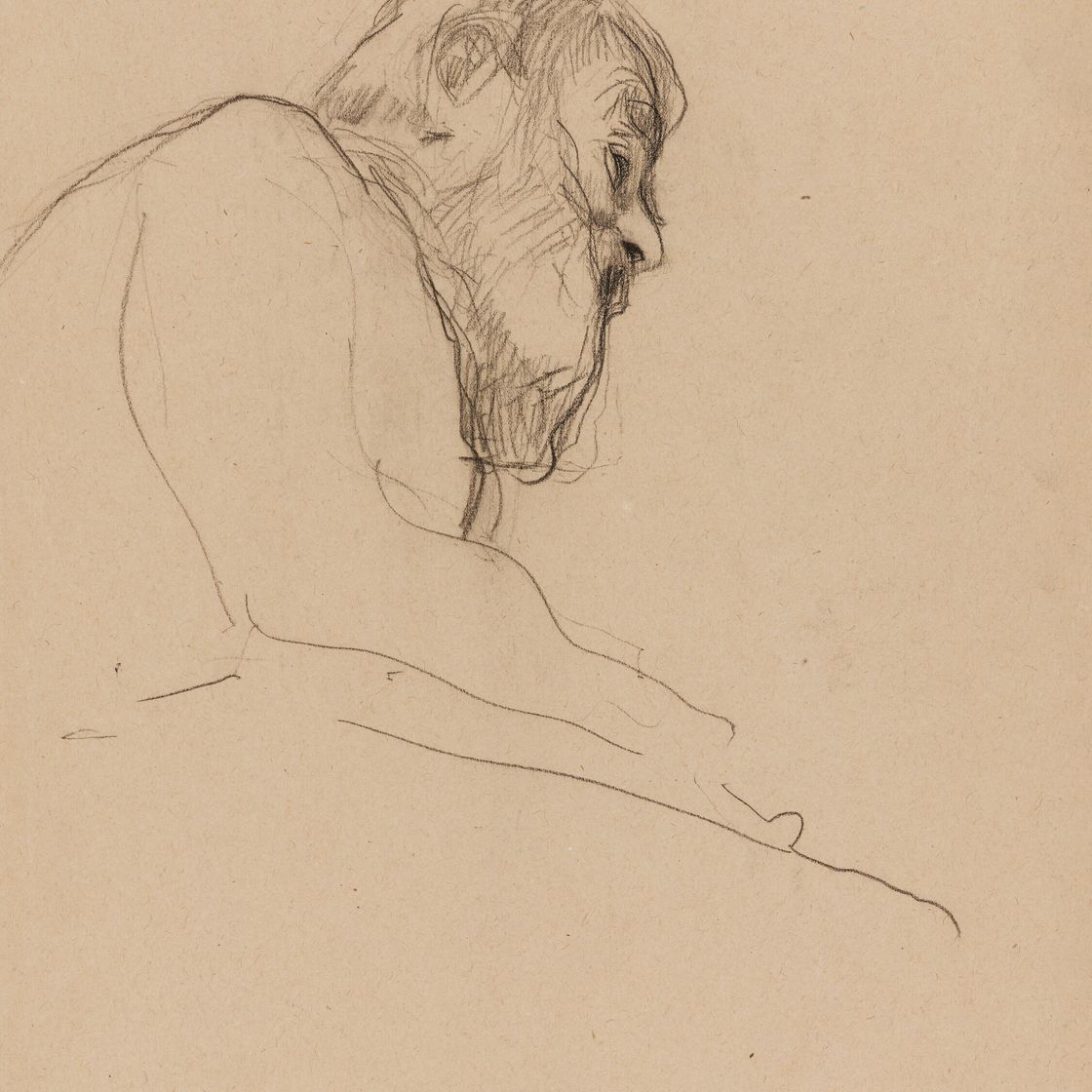 Gustav Klimt — Учеба по специальности "Юриспруденция" (начальная); Изменение профиля, учеба по специальности "Юриспруденция" (обратная сторона), изображение 2