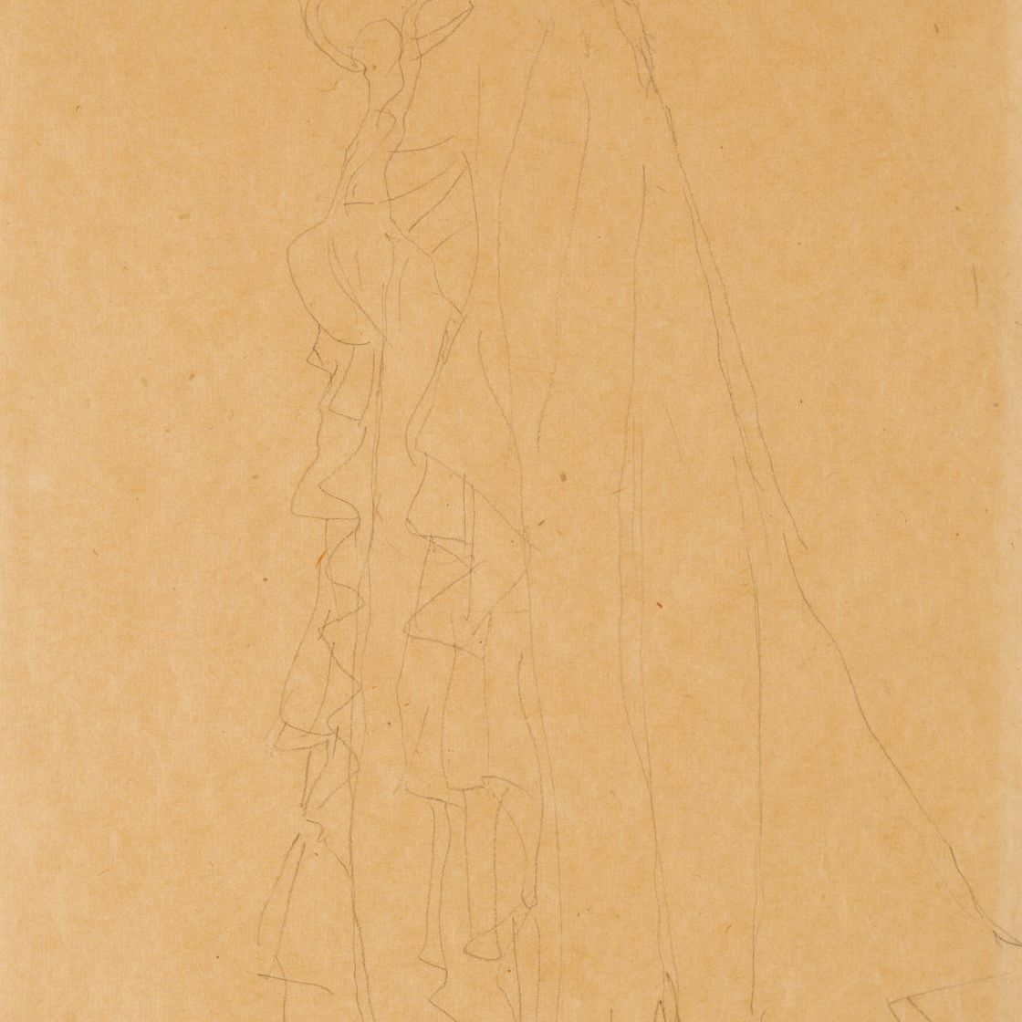 Gustav Klimt — Штехенд нах линкс, Экскурсия по Крагенс фон Хинтен; этюд для портрета Адель Блох-Бауэр