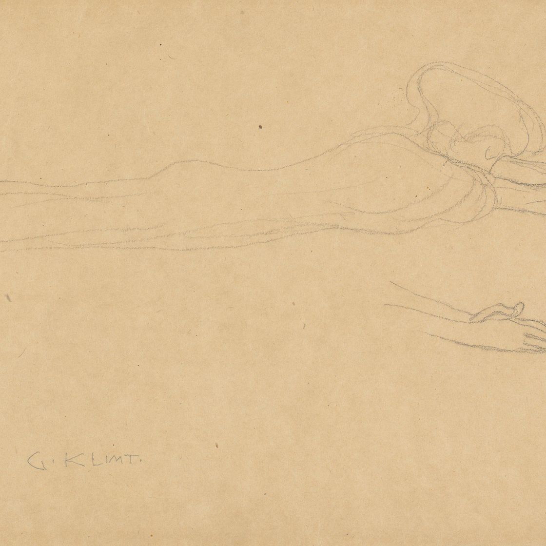 Gustav Klimt — Швебенде нах рехтс, Видерхолунг дер Хенде