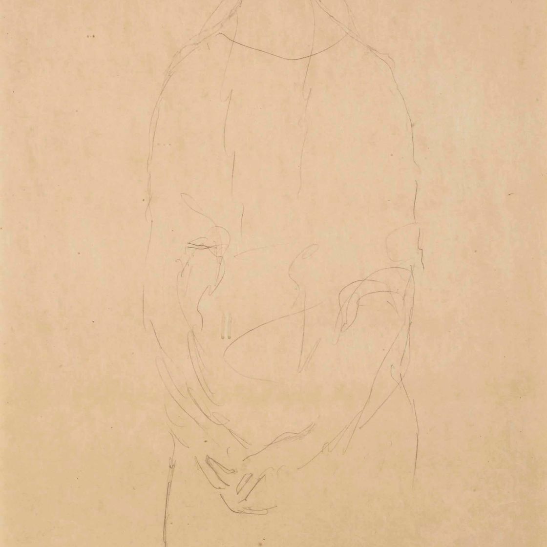 Gustav Klimt — Госпожа фон Ворн, ден Копф нах линкс