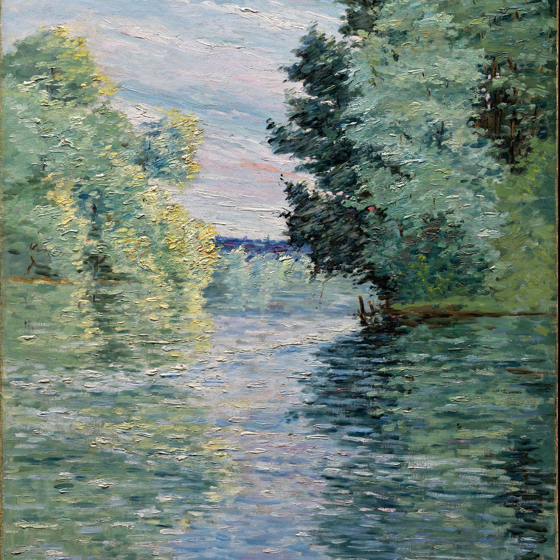 Gustave Caillebotte — Маленькие бюстгальтеры на берегу Сены в Аржантее, изображение 2