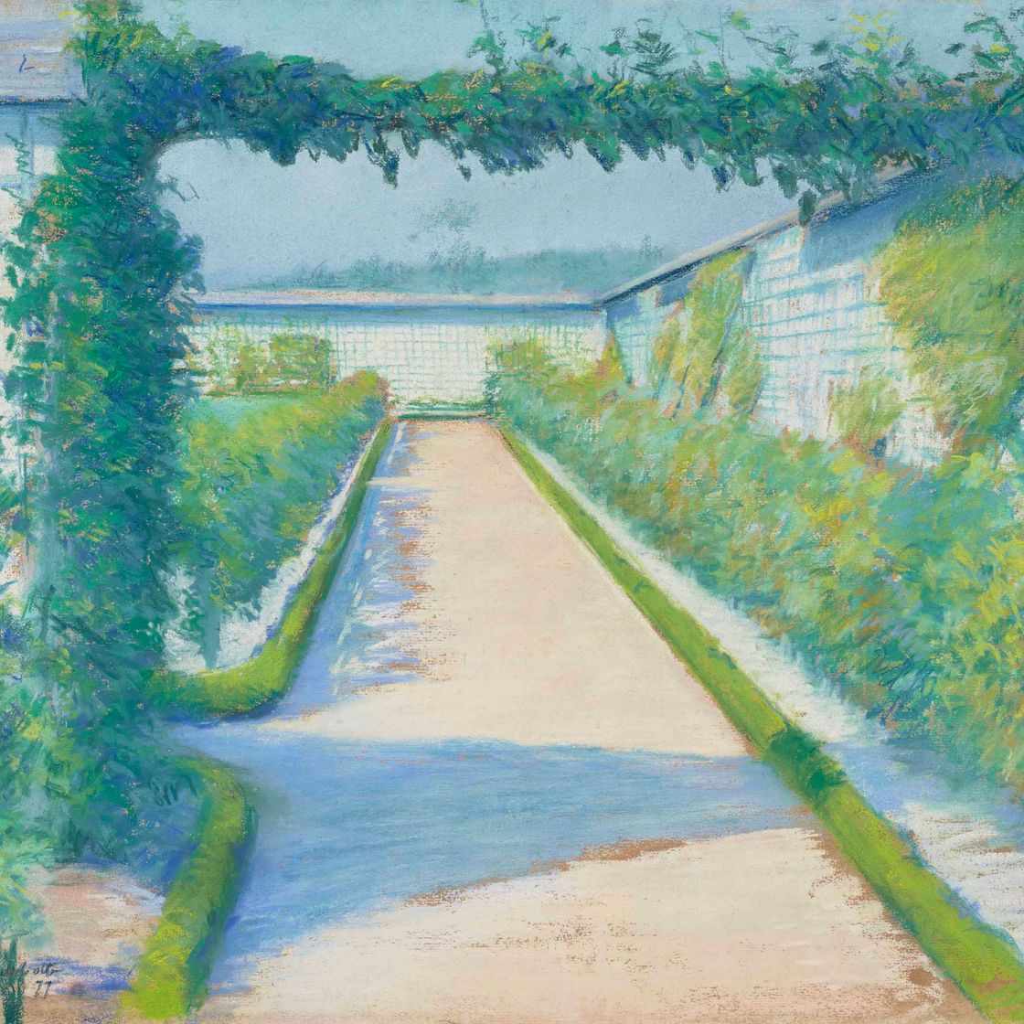 Gustave Caillebotte — Ботанический сад, Йеррес