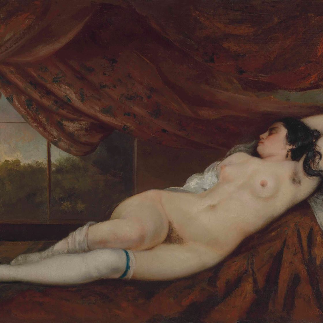 Gustave Courbet — Новая женская кушетка