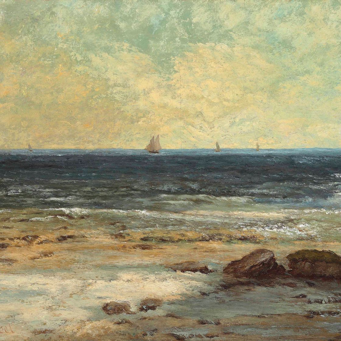 Gustave Courbet — Границы Моря, Палавас