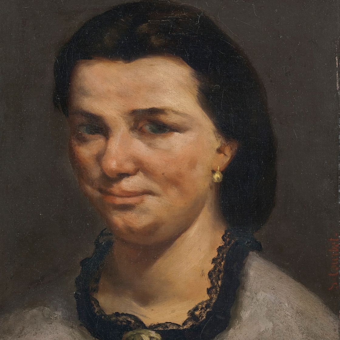 Gustave Courbet — Женский портрет