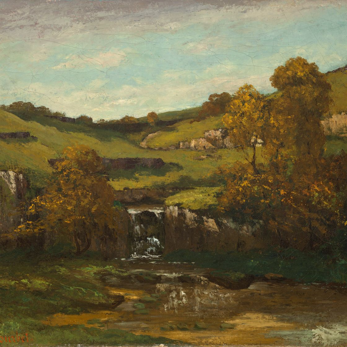 Gustave Courbet — У истоков Луары, изображение 1