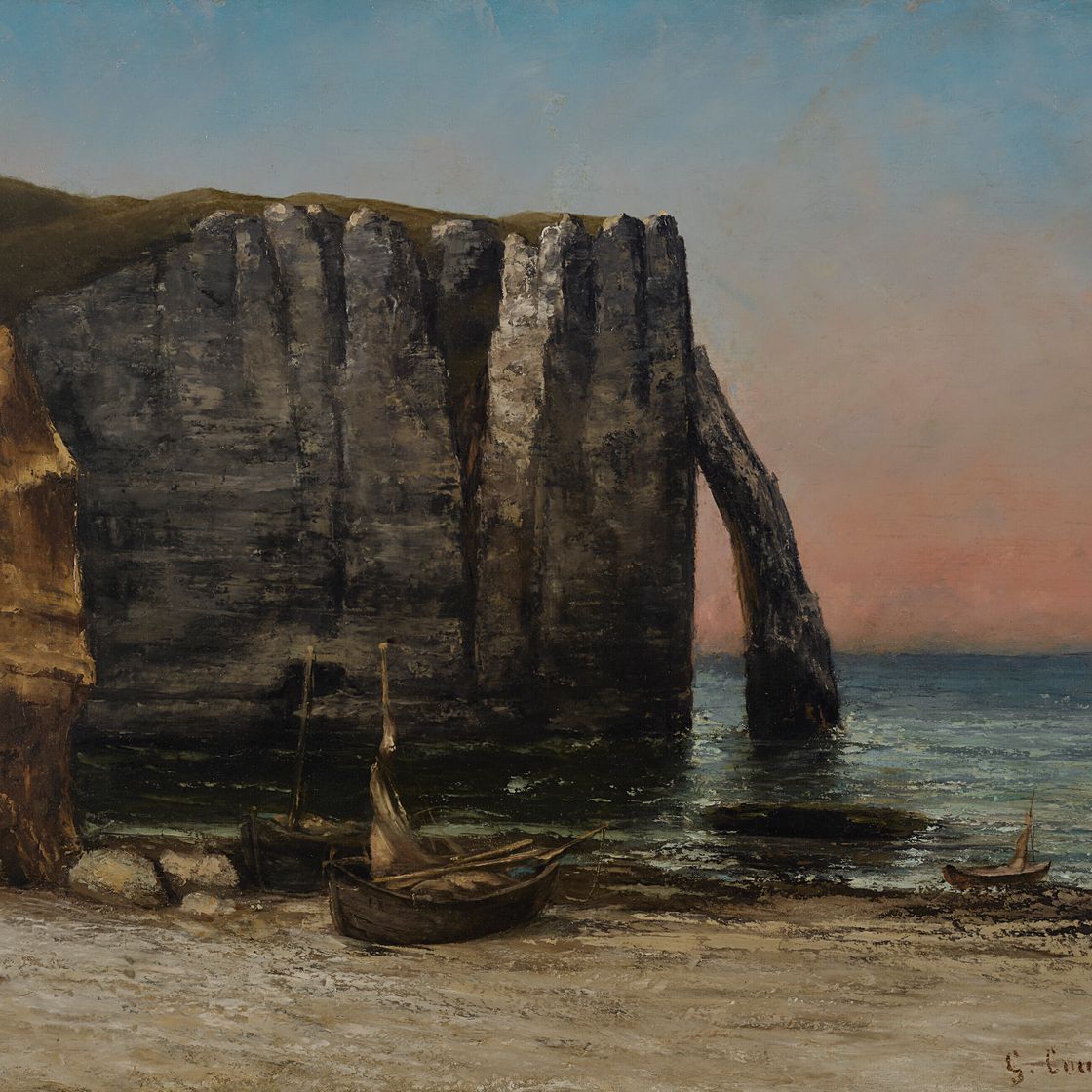 Gustave Courbet — Площадь-Порт-д'Аваль, изображение 1