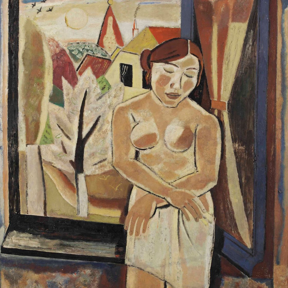 Gustave de Smet — Обнаженная у окна