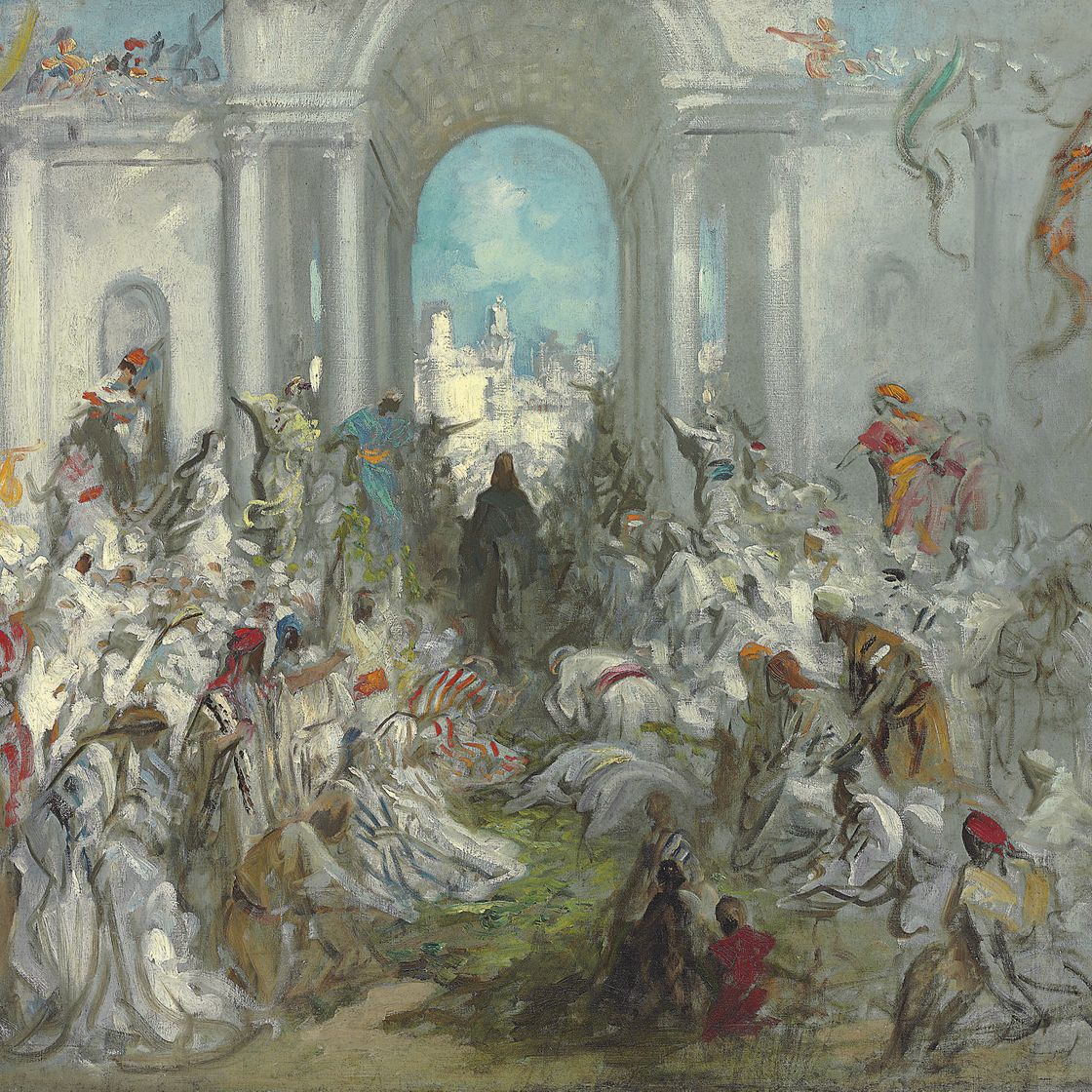 Gustave Dore — Вход Христа в Иерусалим