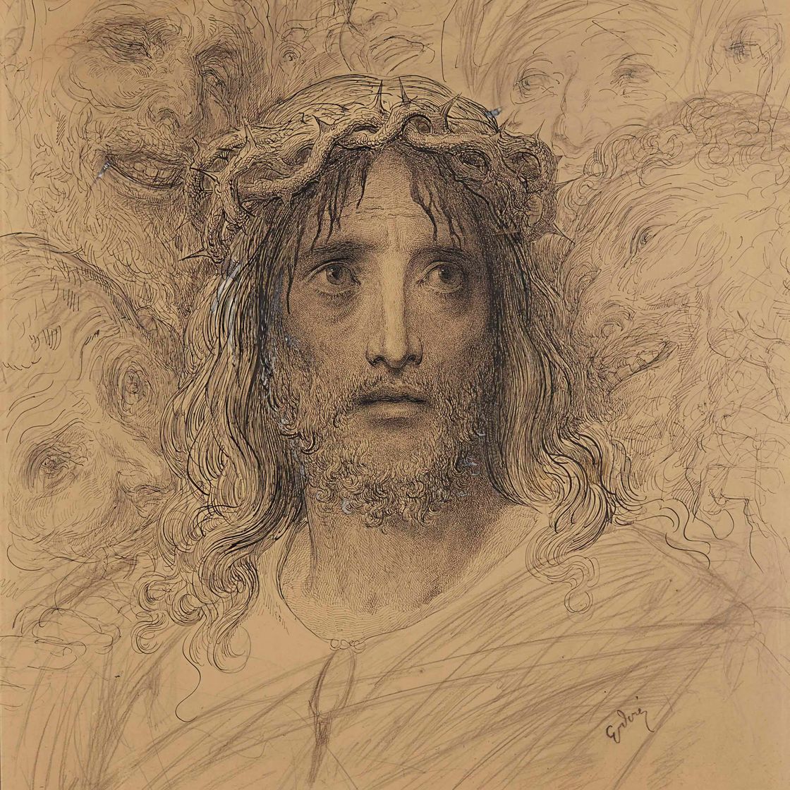 Gustave Dore — Христос среди бесчинств