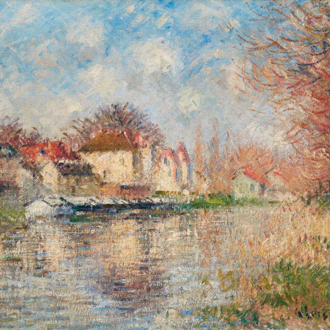 Gustave Loiseau — Деревня на границе л'о, Сен-Сир-дю-Водрей