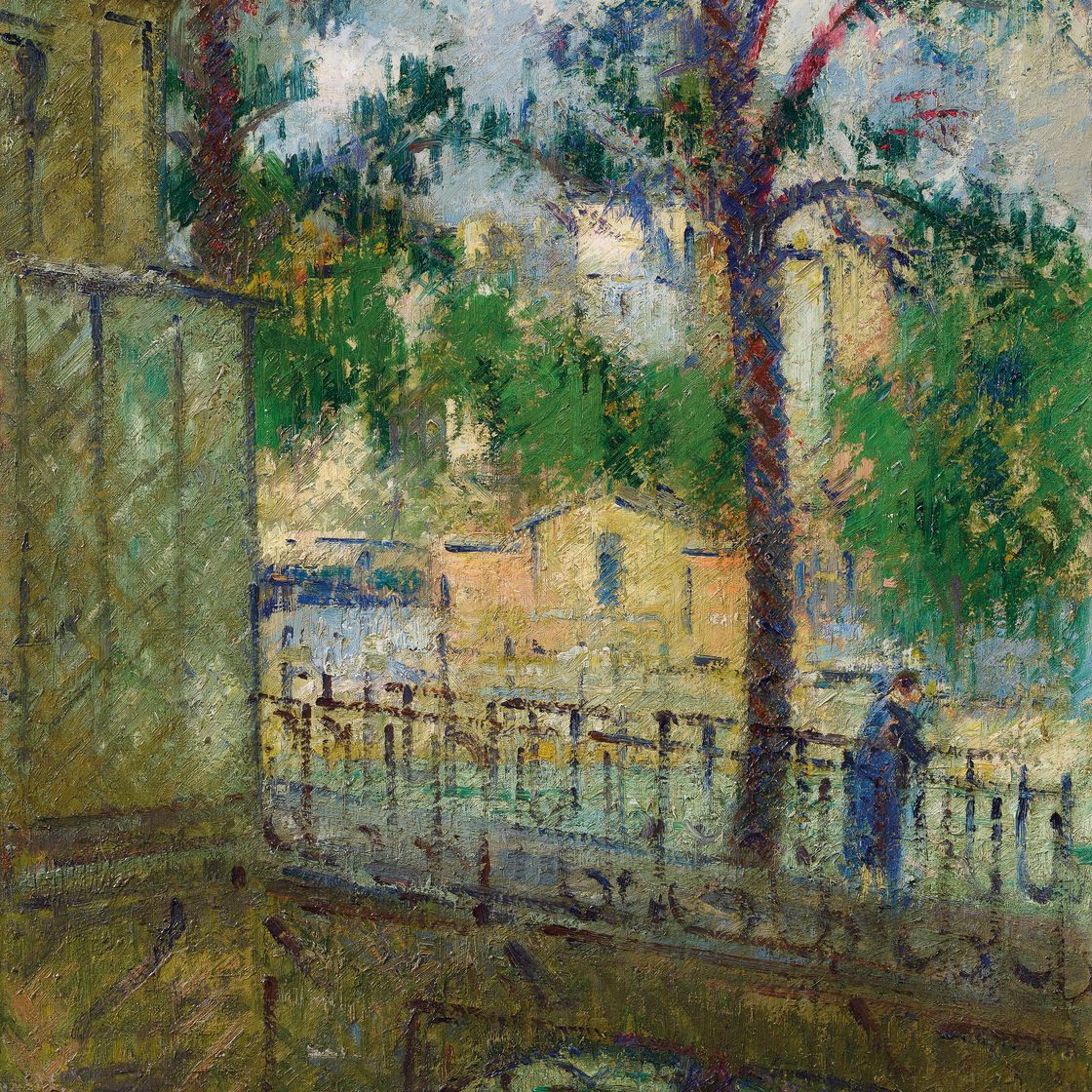 Gustave Loiseau — Рядом с окном, набережная Анжу