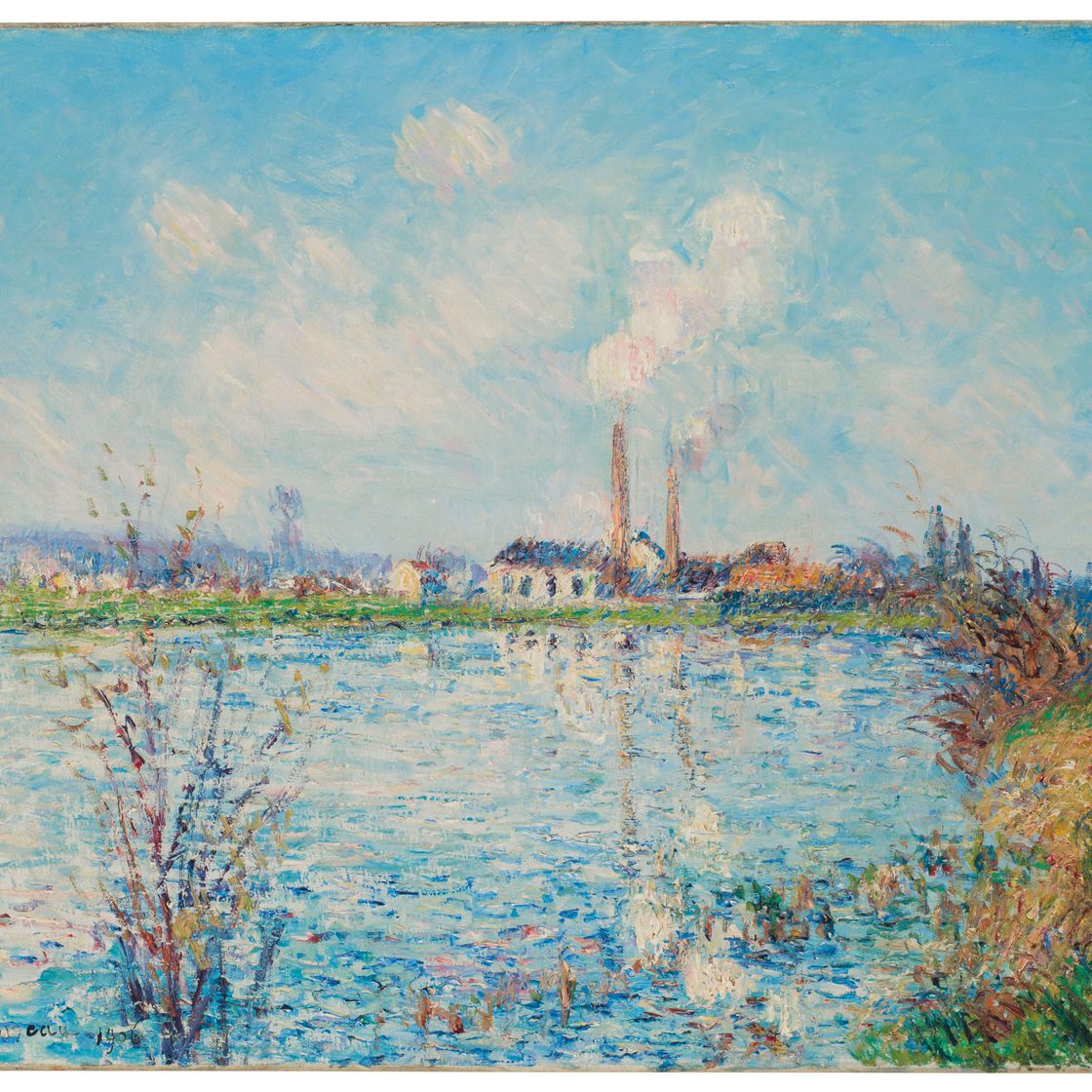 Gustave Loiseau — Фабрика граничит с Л'Уазом