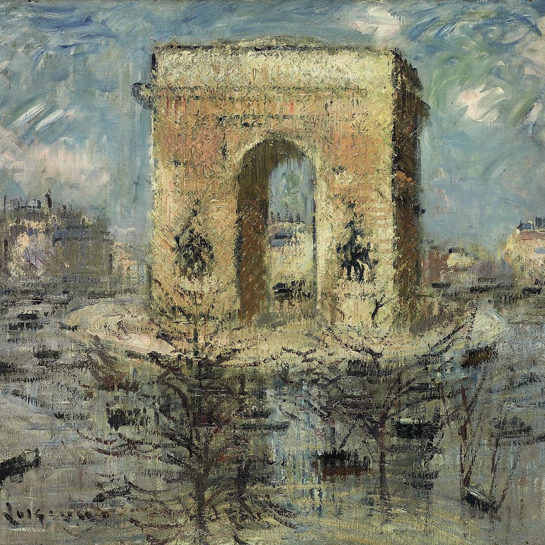Gustave Loiseau — Триумфальная арка, площадь Этуаль