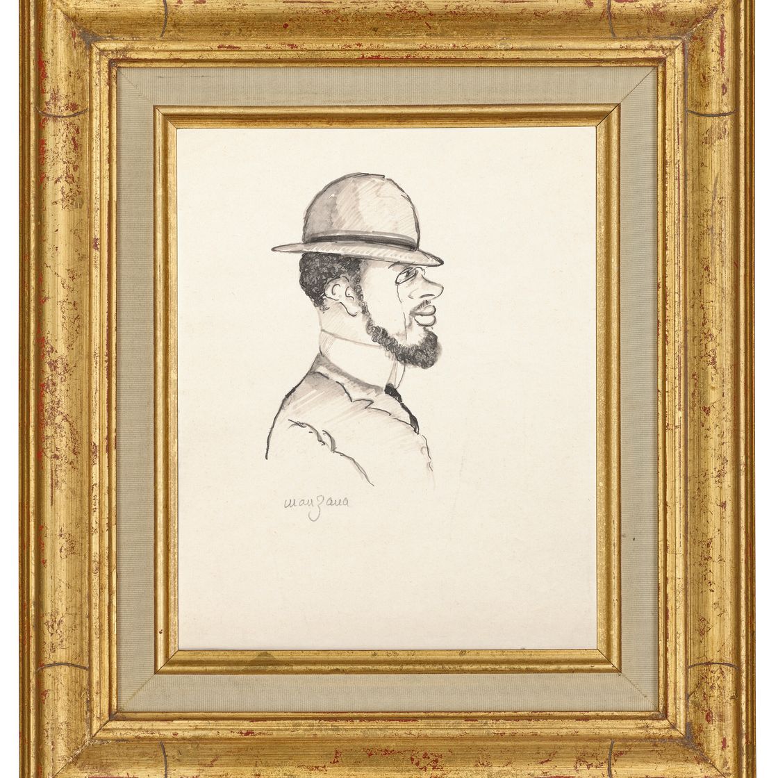 Gustave Loiseau — Группа из восьми портретных набросков: Автопортрет; Винсент Ван Гог; Гюстав Луазо; Поль Гоген; Жильбер Уайт; Анри де Тулуз-Лотрек; Амбруаз Воллар; и Поль Синьяк., изображение 14