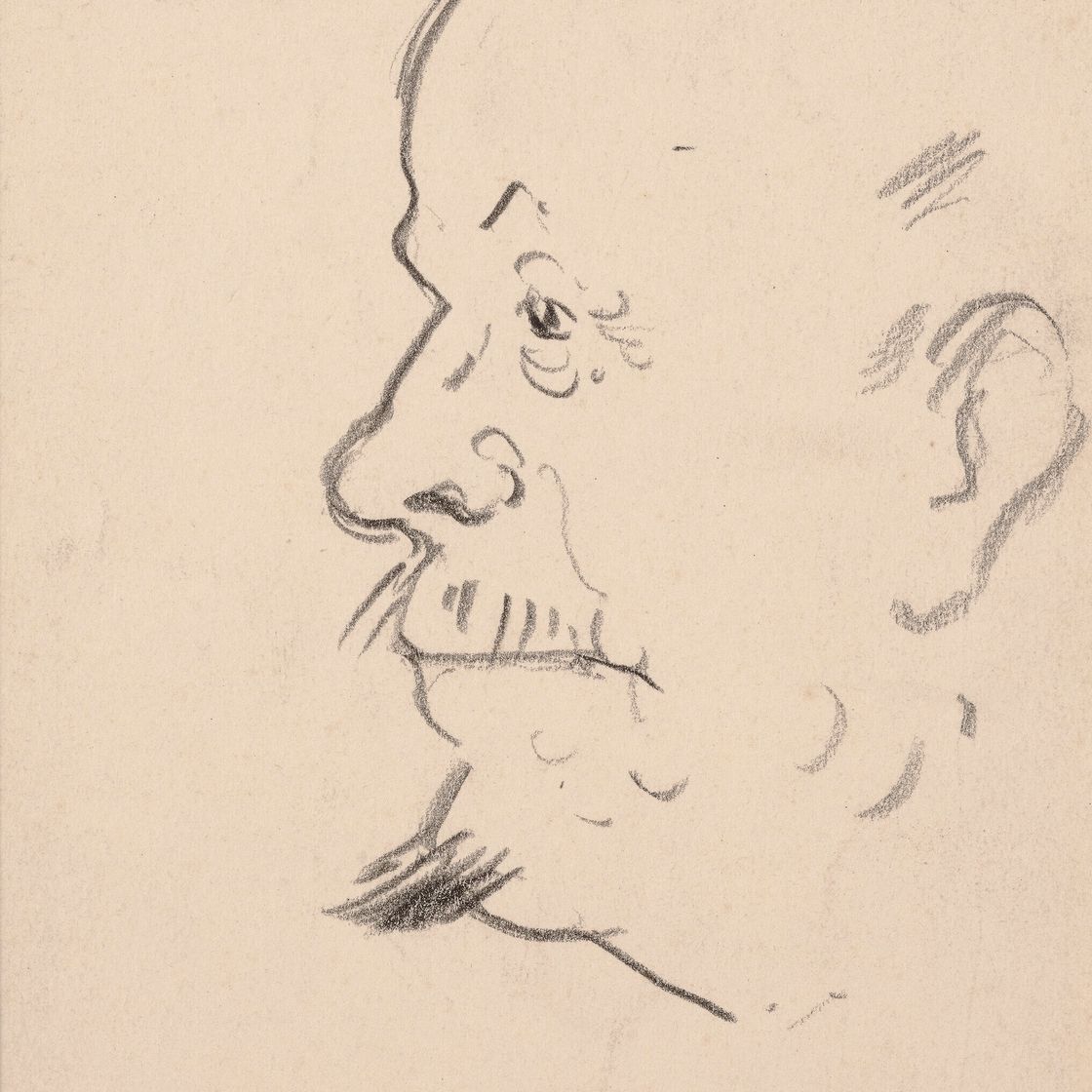 Gustave Loiseau — Группа из восьми портретных набросков: Автопортрет; Винсент Ван Гог; Гюстав Луазо; Поль Гоген; Жильбер Уайт; Анри де Тулуз-Лотрек; Амбруаз Воллар; и Поль Синьяк., изображение 8