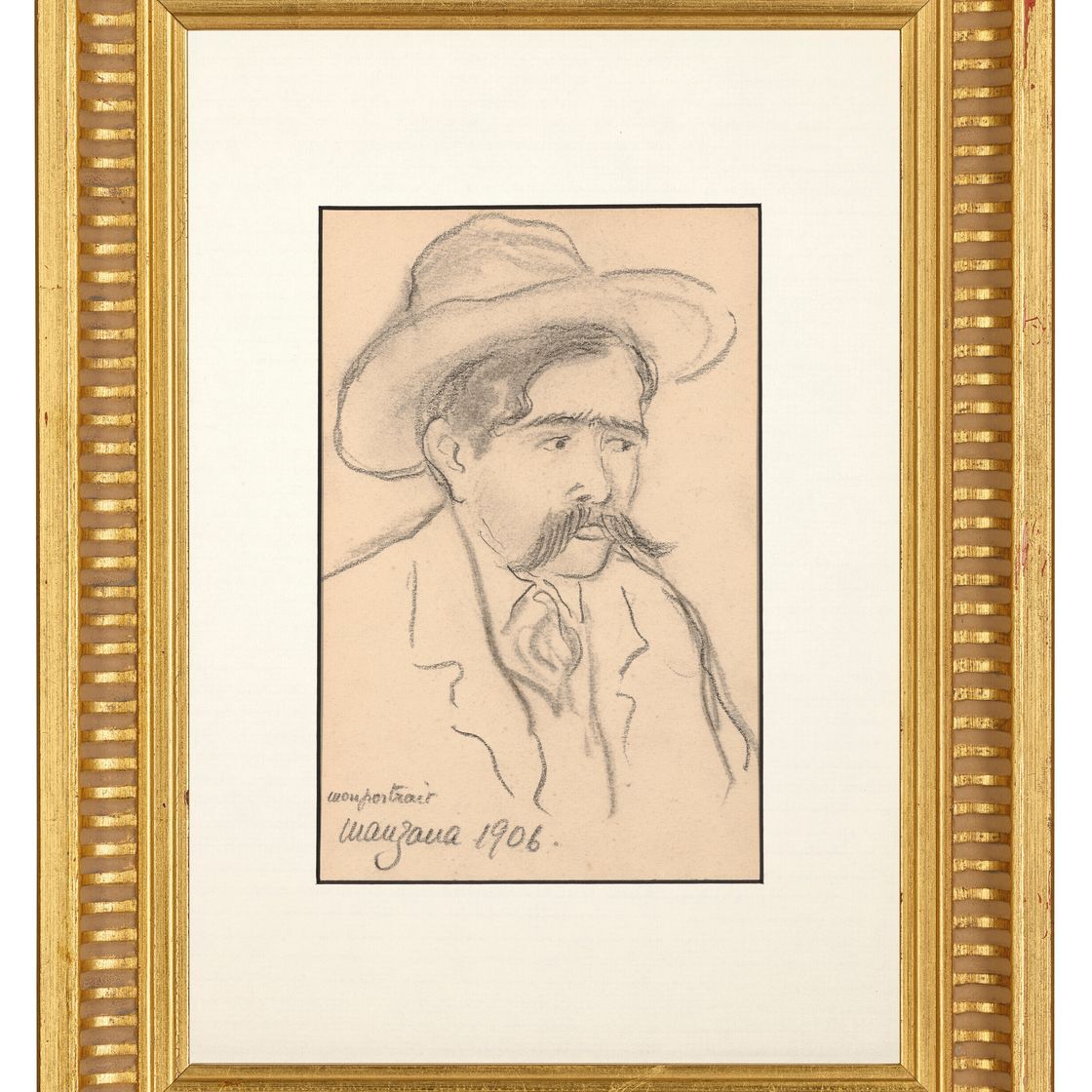 Gustave Loiseau — Группа из восьми портретных набросков: Автопортрет; Винсент Ван Гог; Гюстав Луазо; Поль Гоген; Жильбер Уайт; Анри де Тулуз-Лотрек; Амбруаз Воллар; и Поль Синьяк., изображение 9
