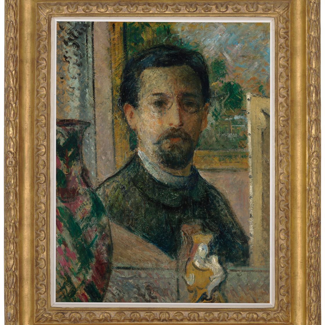 Gustave Loiseau — Автопортрет а-ля статуэтка, изображение 2
