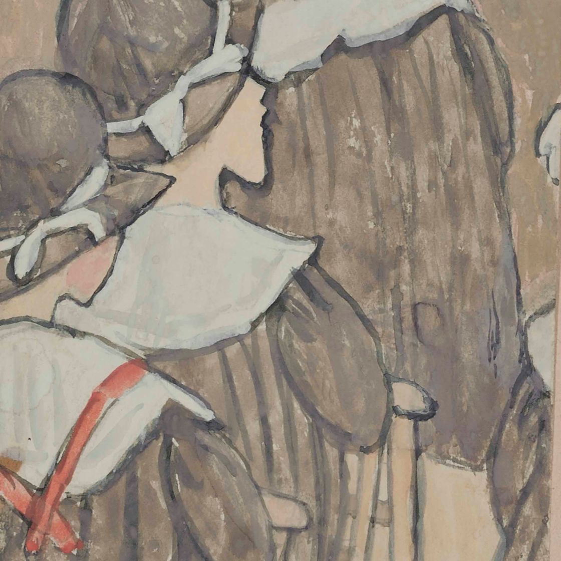 Gwen John — Молодые люди на выставках