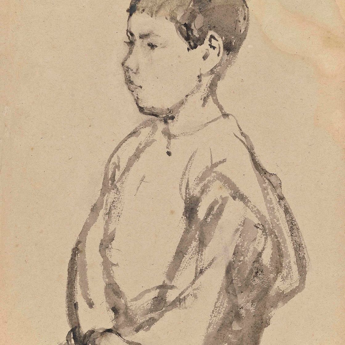 Gwen John — Сидящий мальчик