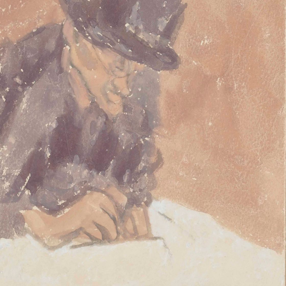 Gwen John — Старая женщина пишет