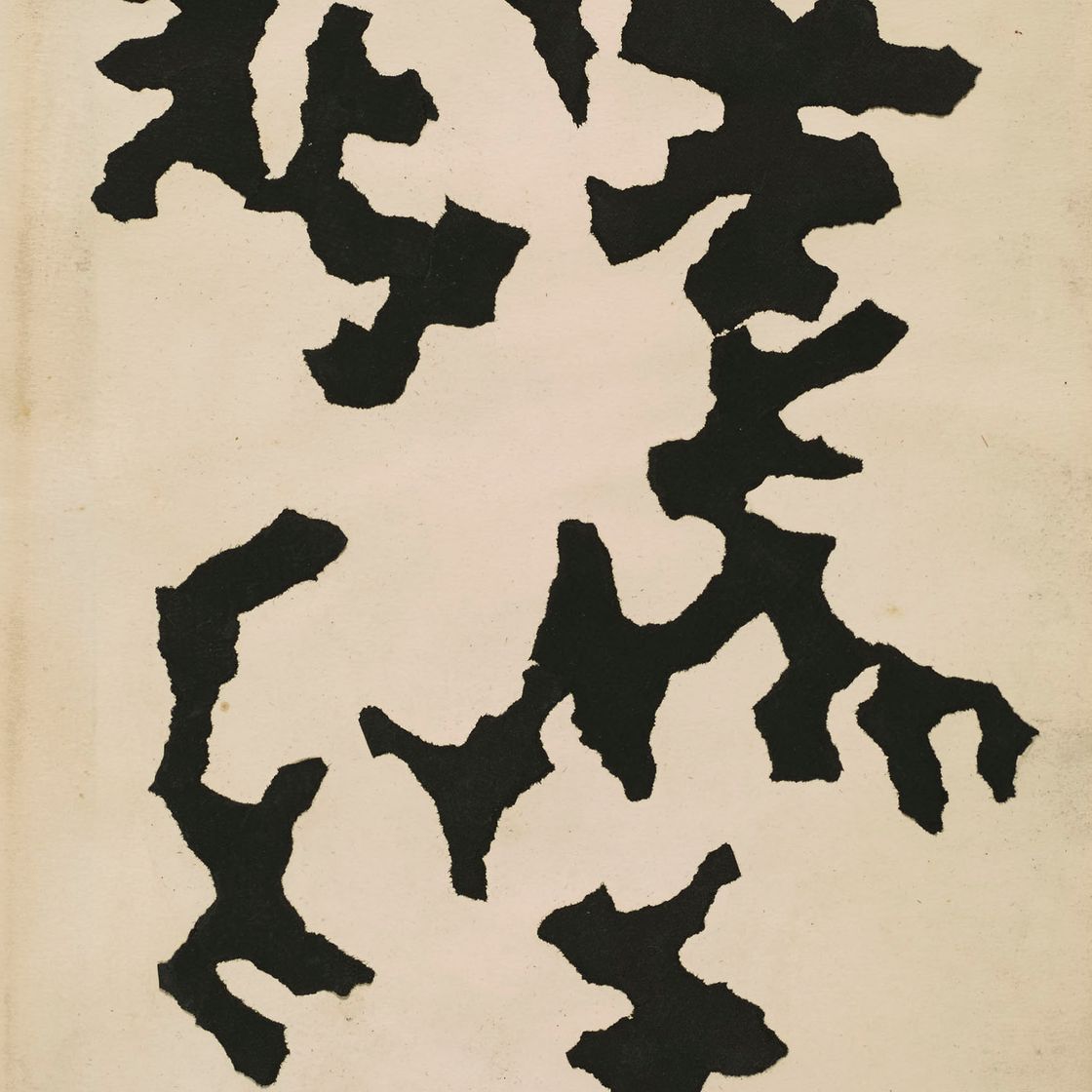 Hans Arp — Без названия (декоре из папье-маше)