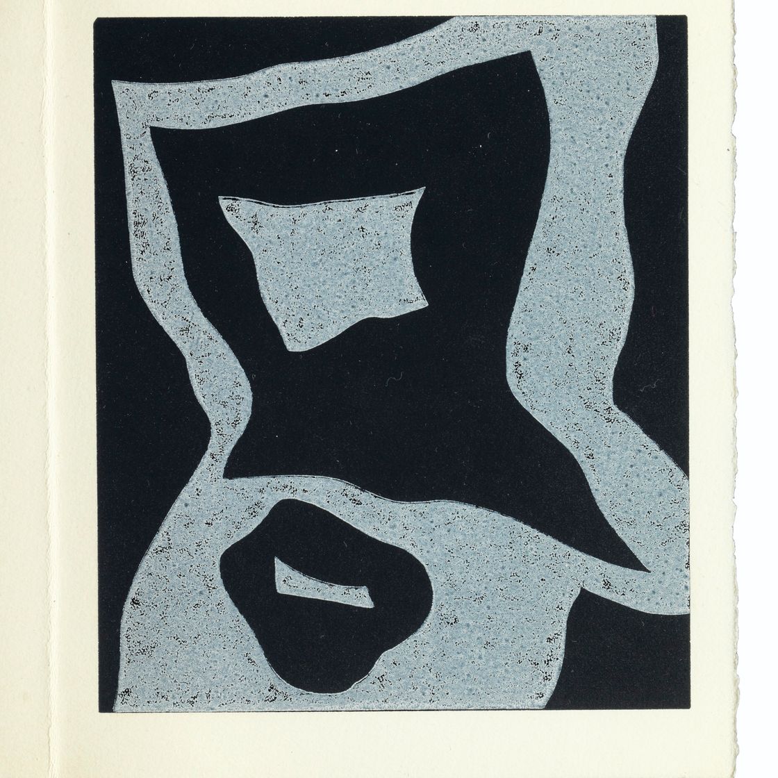 Hans Arp — "Вуаль в лесу", Л. Бродер, Париж, 1957, изображение 5