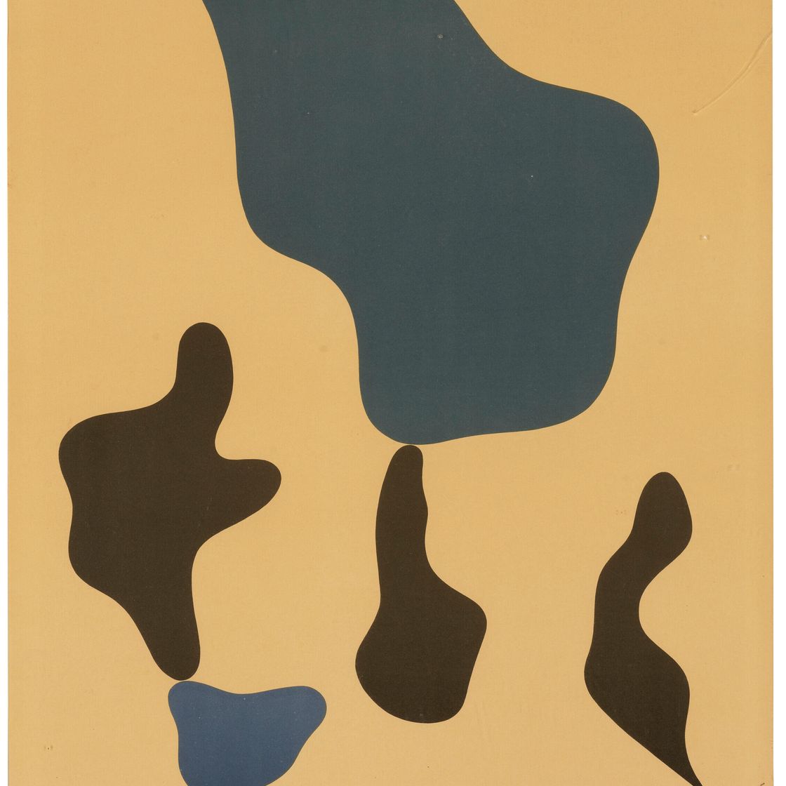 Hans Arp — Композиция mit fünf Formen (Композиция с пятью формами)