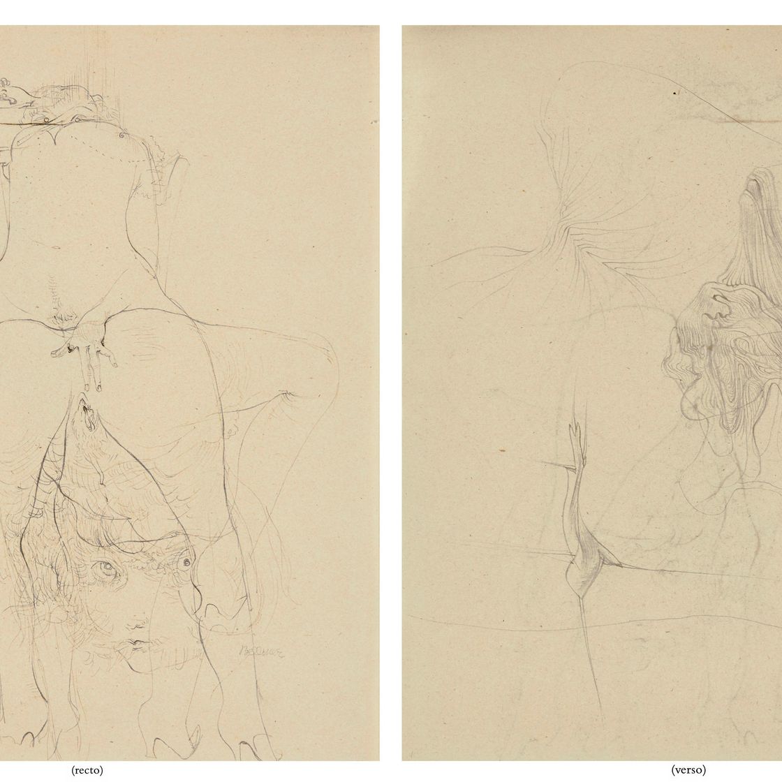 Hans Bellmer — Без названия, этюд для "Истории земли" Жоржа Батая (от начала до конца), изображение 1