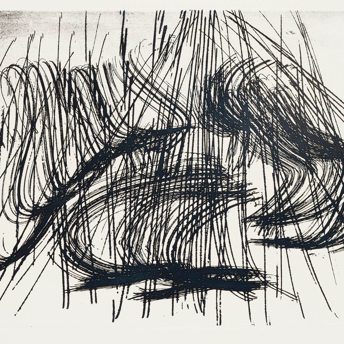 Hans Hartung — 5 агуафуэртес, Лас-Эстампас-де-ла-Комета; Густаво Гили, Барселона, 1971, изображение 2