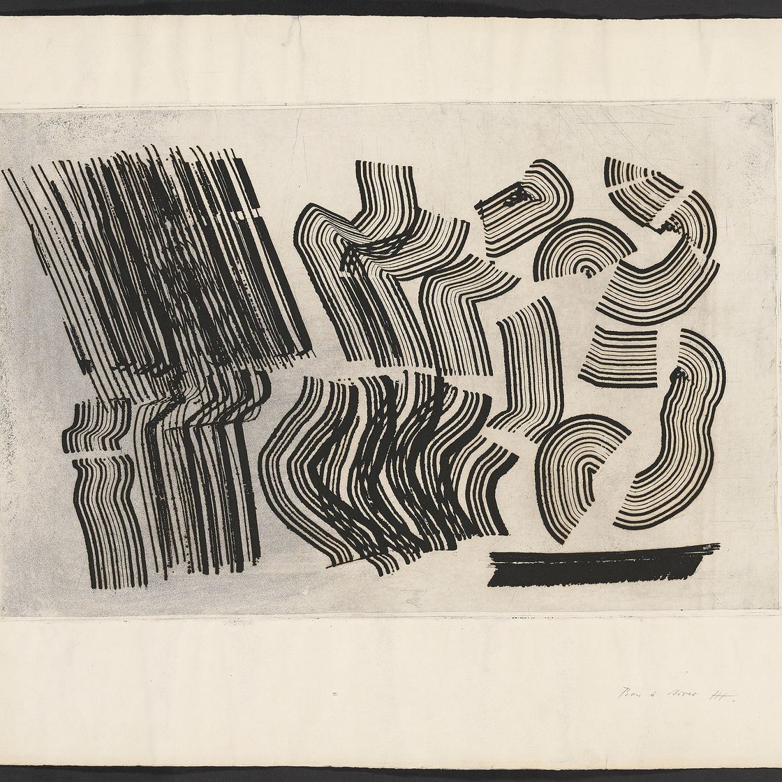 Hans Hartung — 5 агуафуэрте, изображение 2