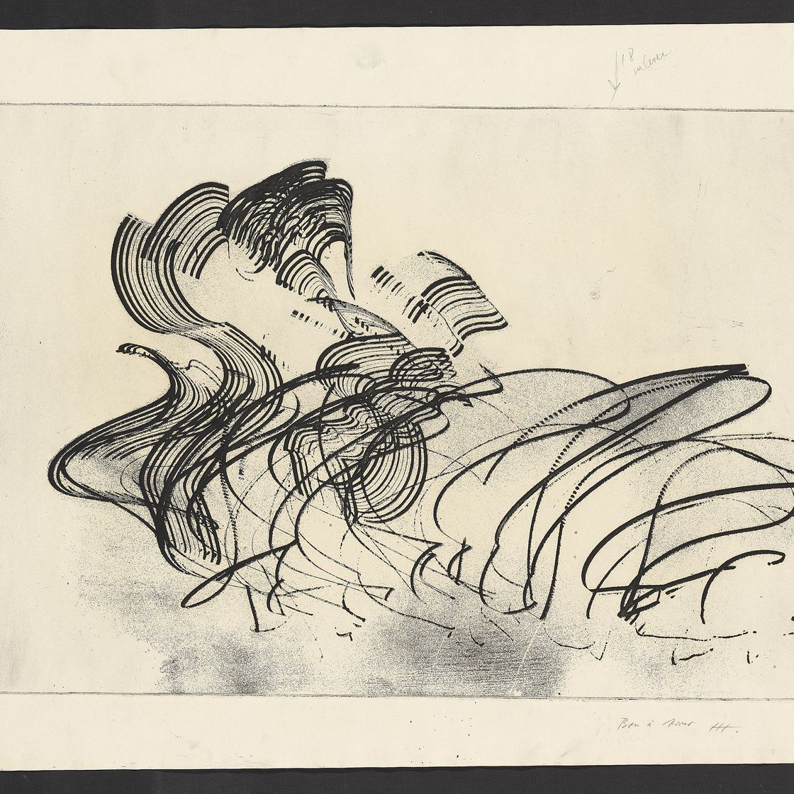 Hans Hartung — 5 агуафуэрте, изображение 5