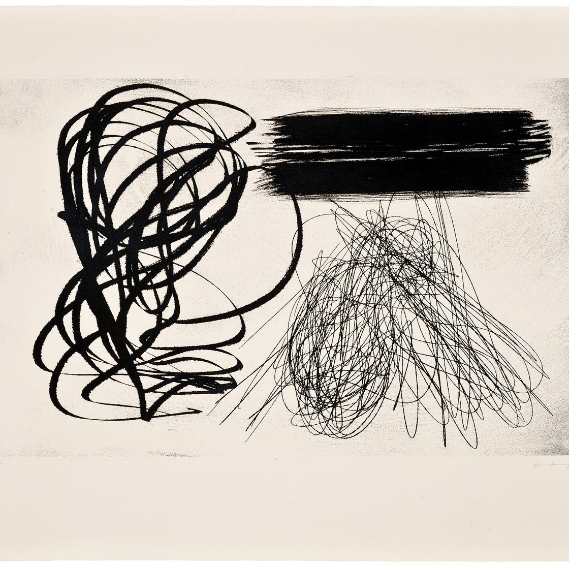 Hans Hartung — 5 агуафуэртес, Лас-Эстампас-де-ла-Комета; Густаво Гили, Барселона, 1971, изображение 5