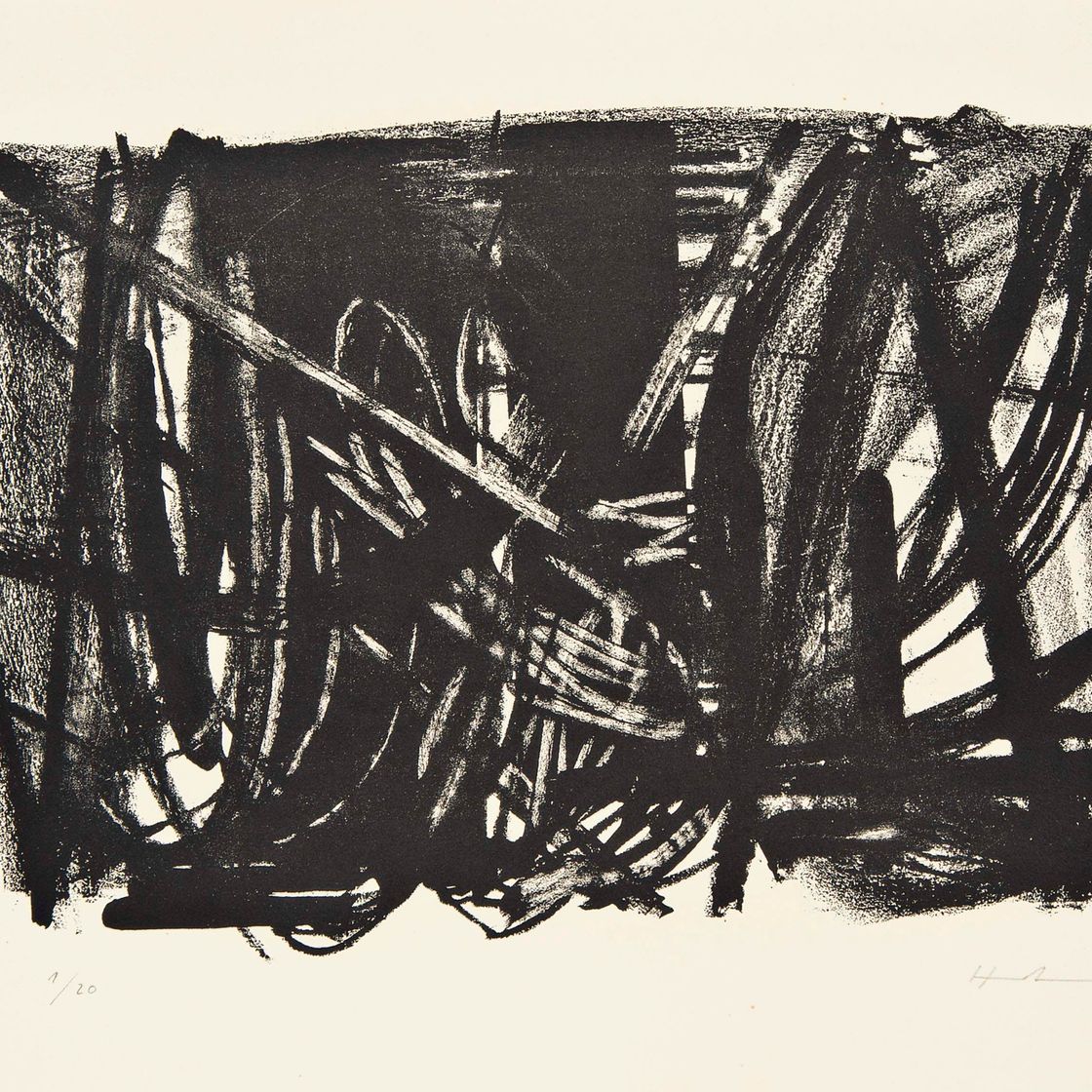 Hans Hartung — Композиция