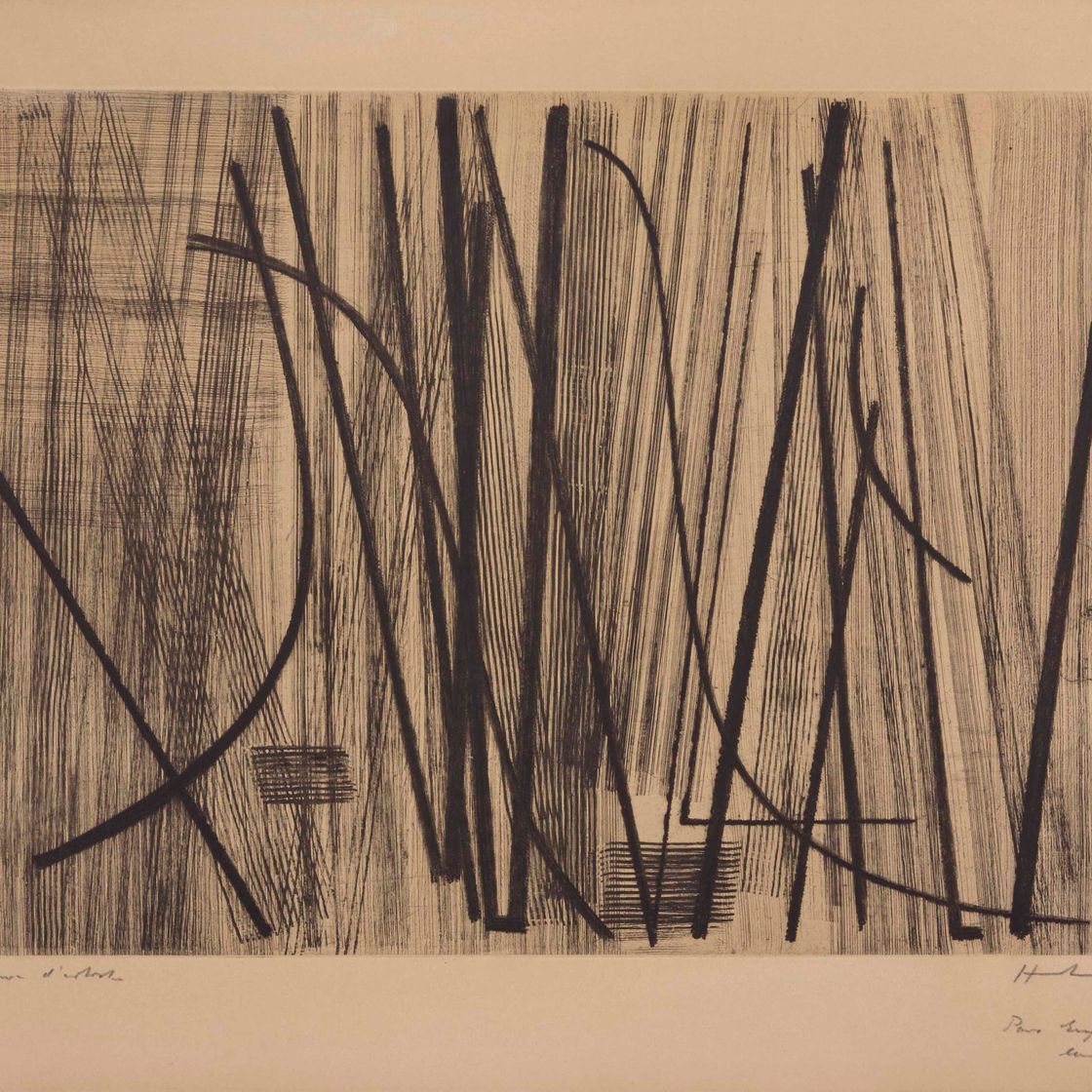 Hans Hartung — Композиция 12 (Schmücking, стр.41)