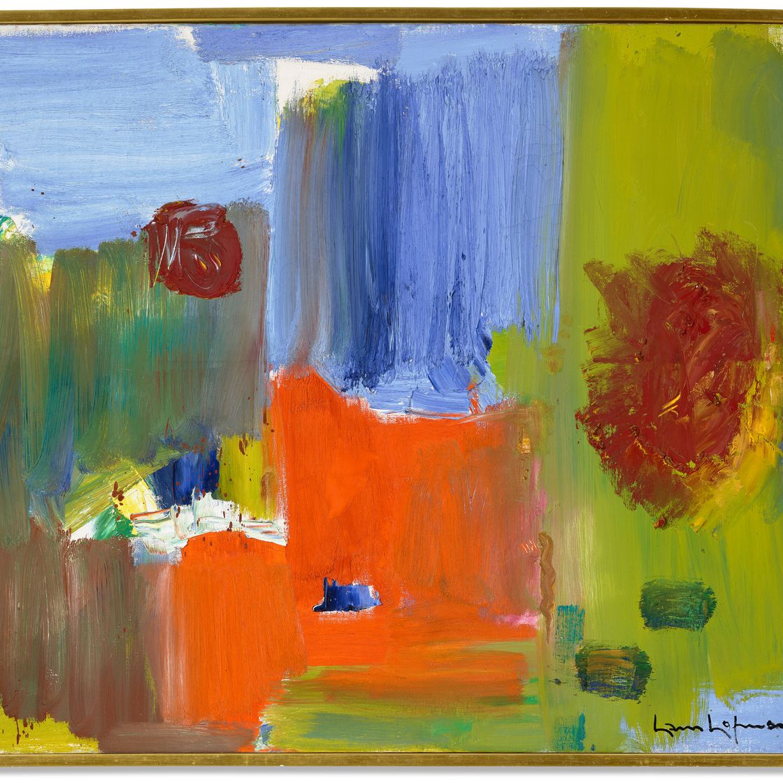 Hans Hofmann — Вечерняя синева, изображение 2