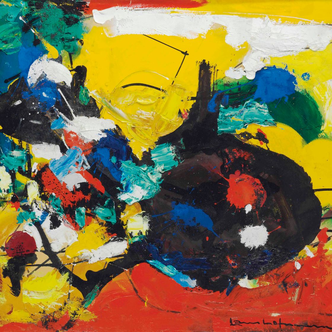 Hans Hofmann — Черный всплеск