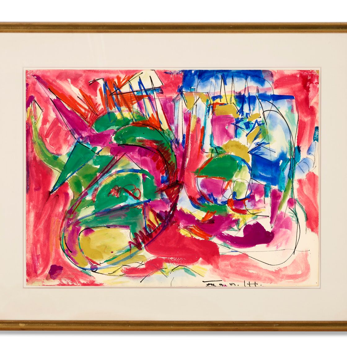 Hans Hofmann — Вид на гавань, изображение 2