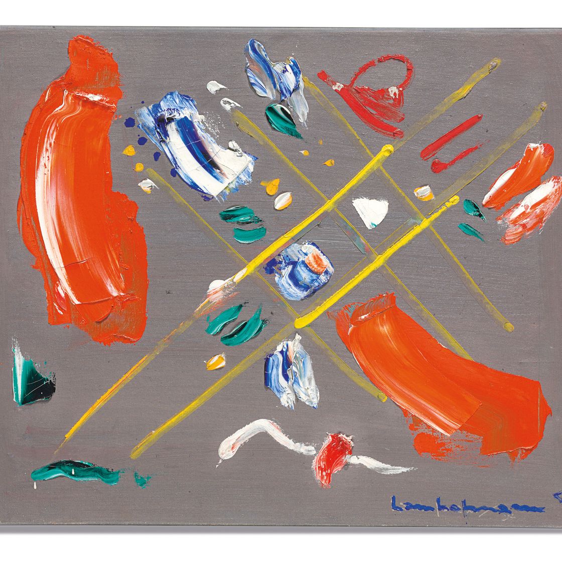 Hans Hofmann — Без названия (абстракция)