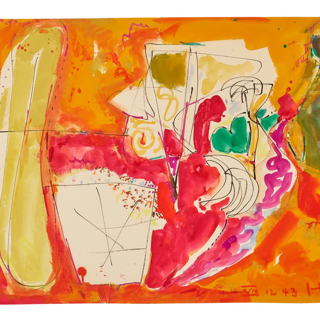 Hans Hofmann — Без названия