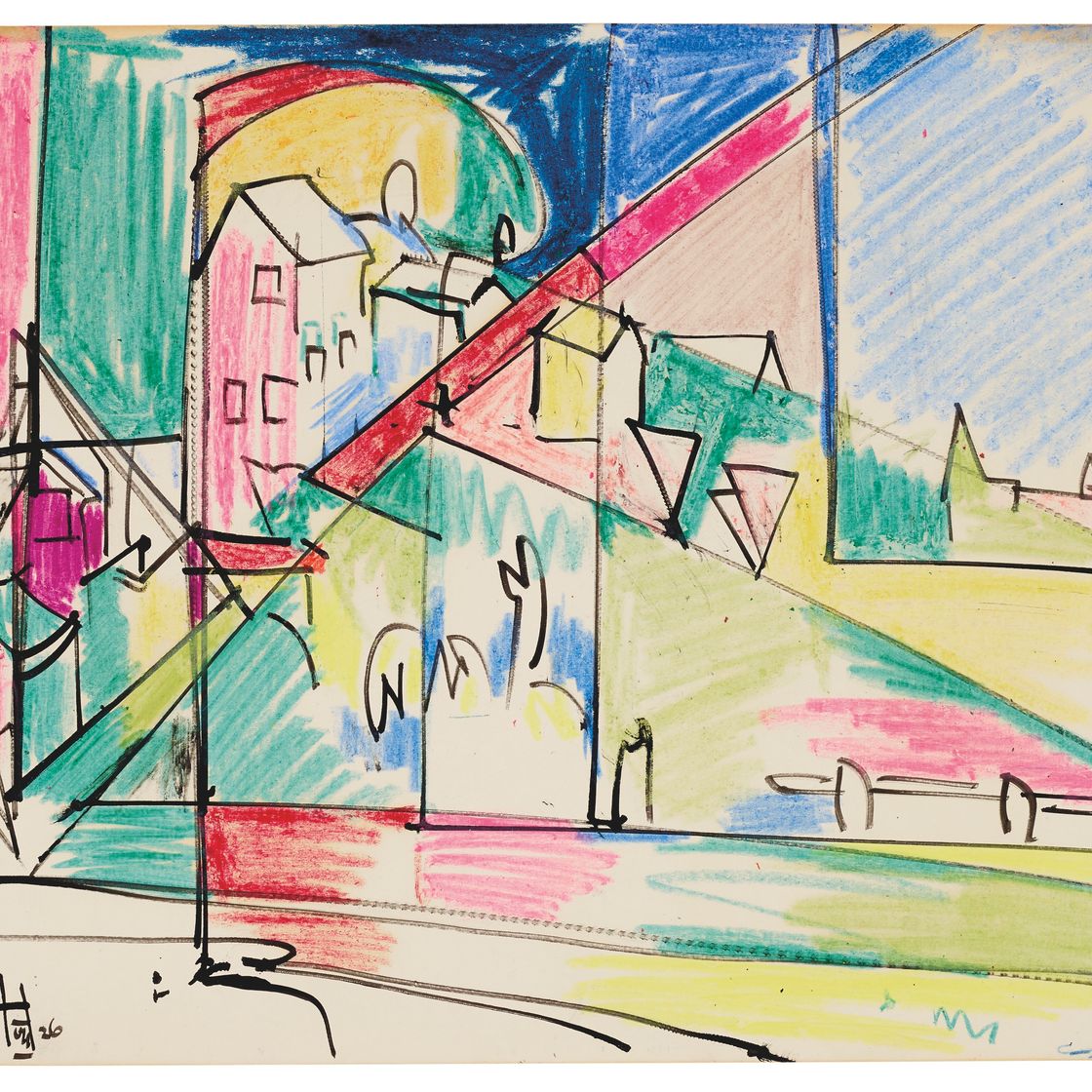Hans Hofmann — Без названия, изображение 1