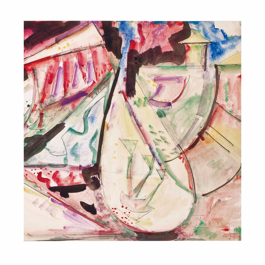 Hans Hofmann — Без названия